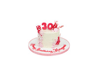 30's Birthday Cake - كيكة يوم ميلاد