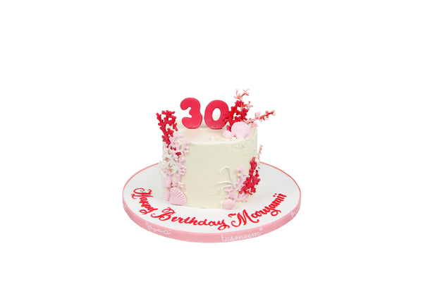 30's Birthday Cake - كيكة يوم ميلاد