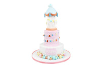 Pastel Carousel Birthday Cake - كيكة يوم ميلاد