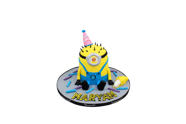 Yellow Character Birthday Cake - كيكة يوم ميلاد