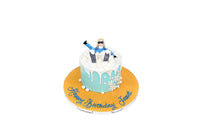 Skier's Birthday Cake كيكة يوم ميلاد