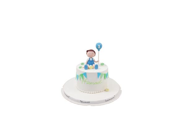 Boy 1'st Birthday Cake - كيكة يوم ميلاد