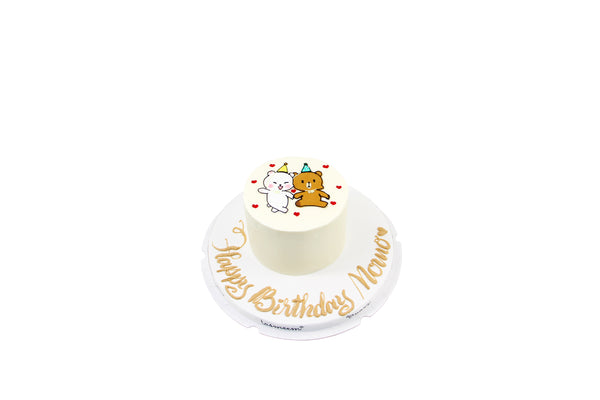 Milk and Mocha Birthday Cake - كيكة يوم ميلاد