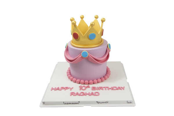 Princess Crown Cake  كيكة يوم ميلاد