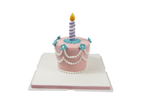 Pink Birthday Cake Design - كيكة يوم ميلاد