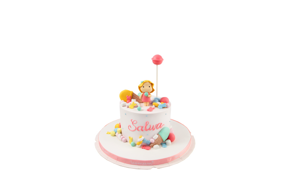 Sweet Tooth Girl Birthday Cake - كيكة يوم ميلاد