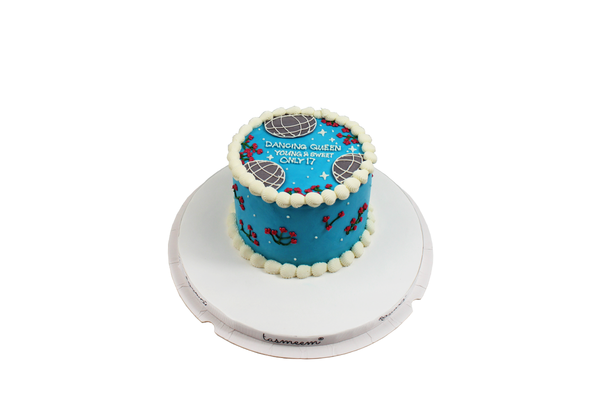 Cherry Disco Birthday Cake - كيكة يوم ميلاد