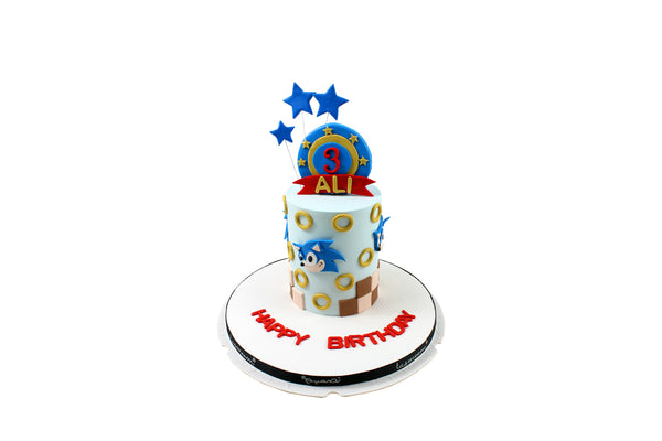 Blue Star Birthday Cake - كيكة يوم ميلاد