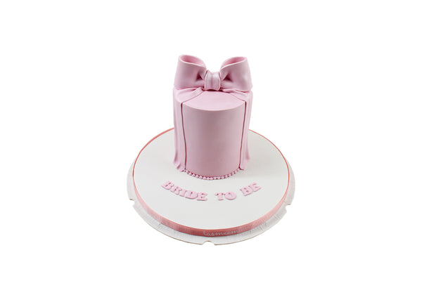 Pink Bow Bride-To-Be Cake - كيكة عروس