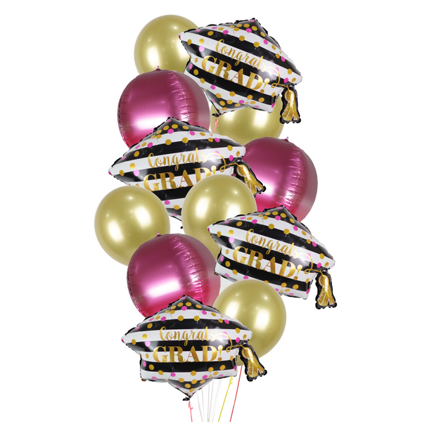 Happy Graduation Balloon Bouquet بوكيه بالونات تخرج