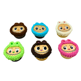 Stuffy Monster Cupcake (Half-Dozen) كب كيك بشخصيه كارتون - نصف درزن