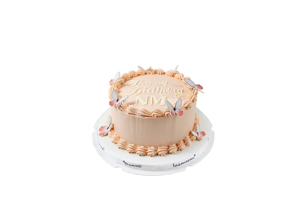 Butterfly Vintage Birthday Cake - كيكة يوم ميلاد