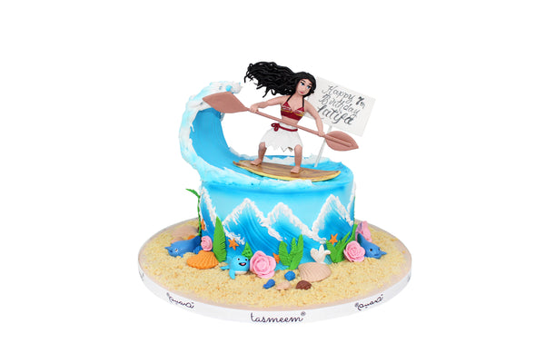 Surfer Character Birthday Cake كيكة يوم ميلاد