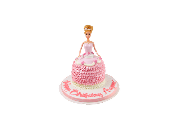 Princess Doll Birthday Cake - كيكة يوم ميلاد
