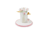 Elegant Flower Birthday Cake - كيكة يوم ميلاد