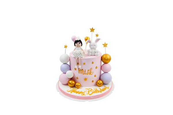 Bunny & Princess Birthday Cake - كيكة يوم ميلاد
