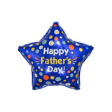Happy Father's Day Star Shaped Foil Balloon  بالون فويل على شكل نجمة عيد الأب السعيد