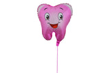 Pink Tooth Shaped Foil Balloon - بالون فويل على شكل سن وردي