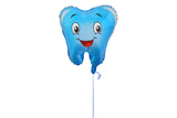 Blue Tooth Shaped Foil Balloon بالون فويل على شكل سن أزرق