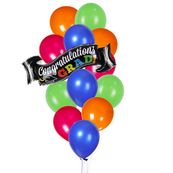 Congratulations Grad Balloon Bouquet بوكيه بالونات تخرج
