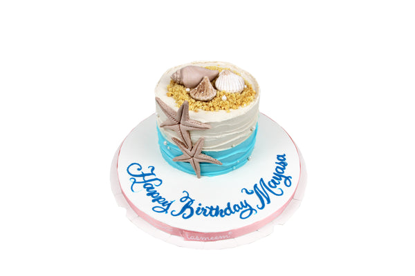 Sea Shells Birthday Cake كيكة يوم ميلاد