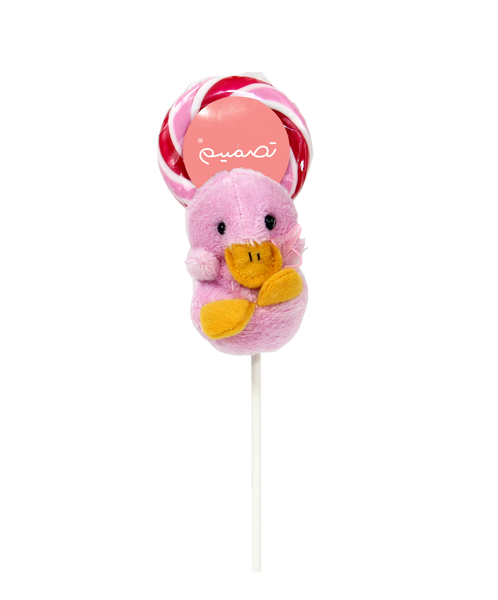 Twirly Lollipop with Pink toy-مصاصه تويرلي مع لعبه زهريه