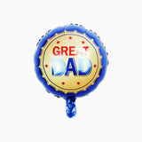 Father's Day Round Foil Balloon بالون فويل دائري لعيد الأب