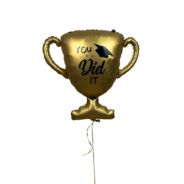 You Did It Foil Balloon - Trophy بالون فويل شكل كأس