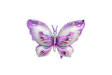 Open Wing Butterfly Foil Balloons- بالونات فويل على شكل فراشة بنفسجية بأجنحة مفتوحة.