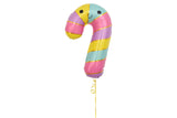 Candy Cane Shaped Foil Balloon بالون من الفويل على شكل عصا الحلوى