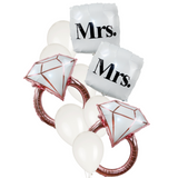 Balloon Bouquet - Ring & Mrs مجموعه من البالونات