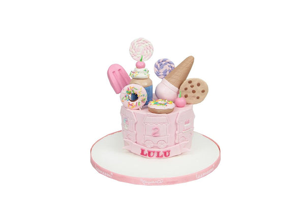 Candyland Birthday Cake كيكه عيد ميلاد بثيم الحلوى
