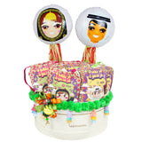 Garangao Large Gift Box I  صندوق كبير يحتوي على اكياس قرنقعوة مع حلويات