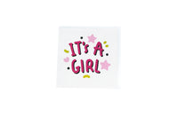 Greetings Card - It's a Girl (Star) بطاقه تهنئه مولودة ( بنت )