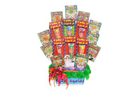 Garangao - Candies with a Card Gift Basket  سله هدايا للقرنقعوة مع حلوي بالكارت