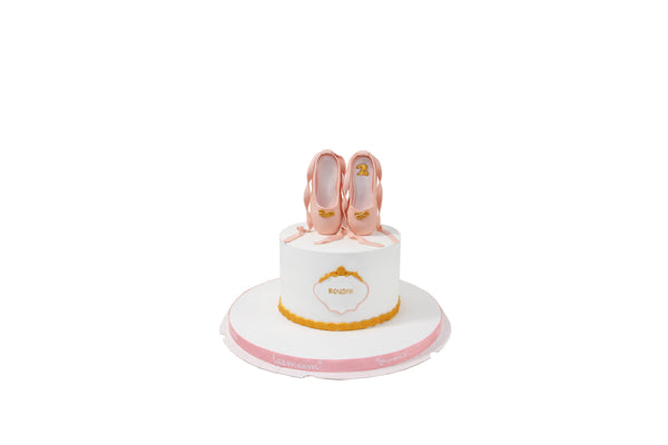 Ballet Shoes Birthday cake - كيكة يوم ميلاد