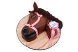 Horse Head Birthday Cake كيكة عيد ميلاد بتصميم رأس حصان