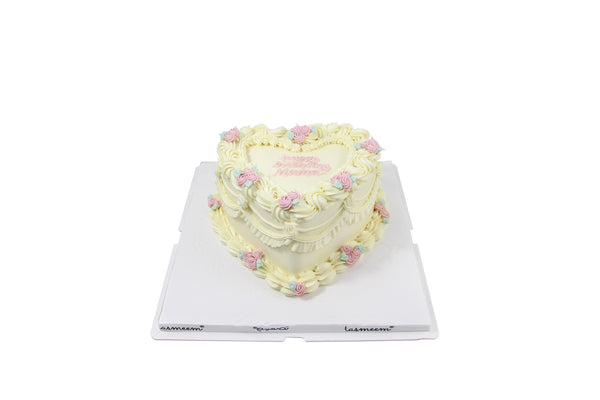 Heart Shaped Birthday Cake - كعكة عيد ميلاد القلب