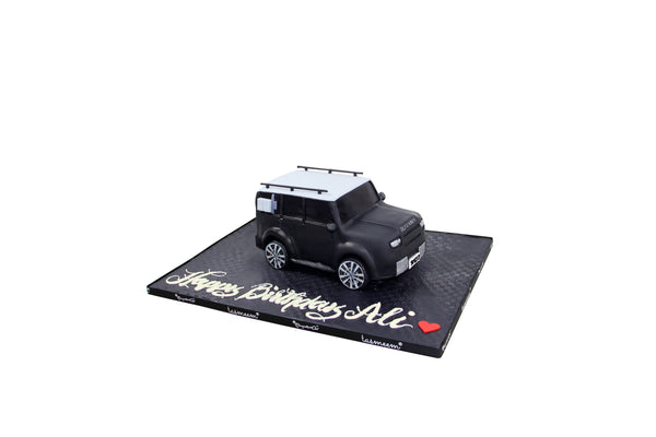 3D Black Car Birthday Cake - كيكة السيارة