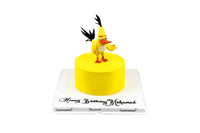 Yellow Bird Birthday Cake - كيكة يوم ميلاد