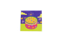 Greetings Card - Happy Birthday (Cake) بطاقه تهنئه لعيد ميلاد رسمه كيكه