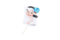 Mini Lollipop with Boy Card - حلوى مع بطاقه بشكل ولد