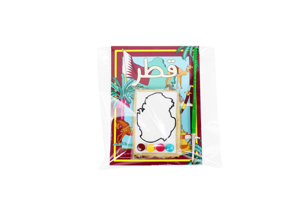 Qatar National Day Cookie Decorating Kit (Arabic) - كوكيز تزيين اليوم الوطني القطري