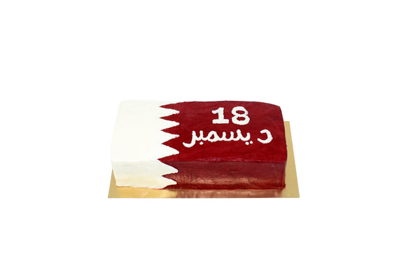 18th of December Rectangle Cake - كيكة ١٨ ديسمبر( مستطيلة)