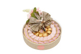 Pink Chocolate Arrangement Box علبه من غطاء اكريليك تحتوي على شوكولاته