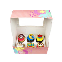 Garangao Printed Cupcake (Half-Dozen)  كب كيك مطبوع للقرنقعوة ( ٦ قطع)