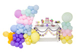 Pastel Nancy Themed Party Arrangement with Balloon تنسيق ثيم حفله نانسي مع بالونات