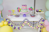 Pastel Nancy Themed Party Arrangement with Balloon تنسيق ثيم حفله نانسي مع بالونات