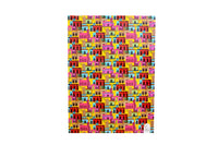 Colorful Village Design Wrapping Paper (N&Q) - ورق تغليف - مدينه عربيه