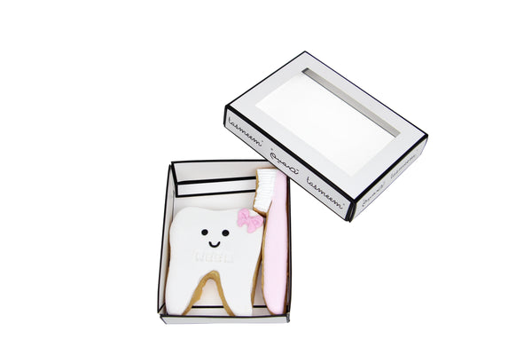 Baby First Tooth Cookie - Pink كوكي السن الأول - وردي